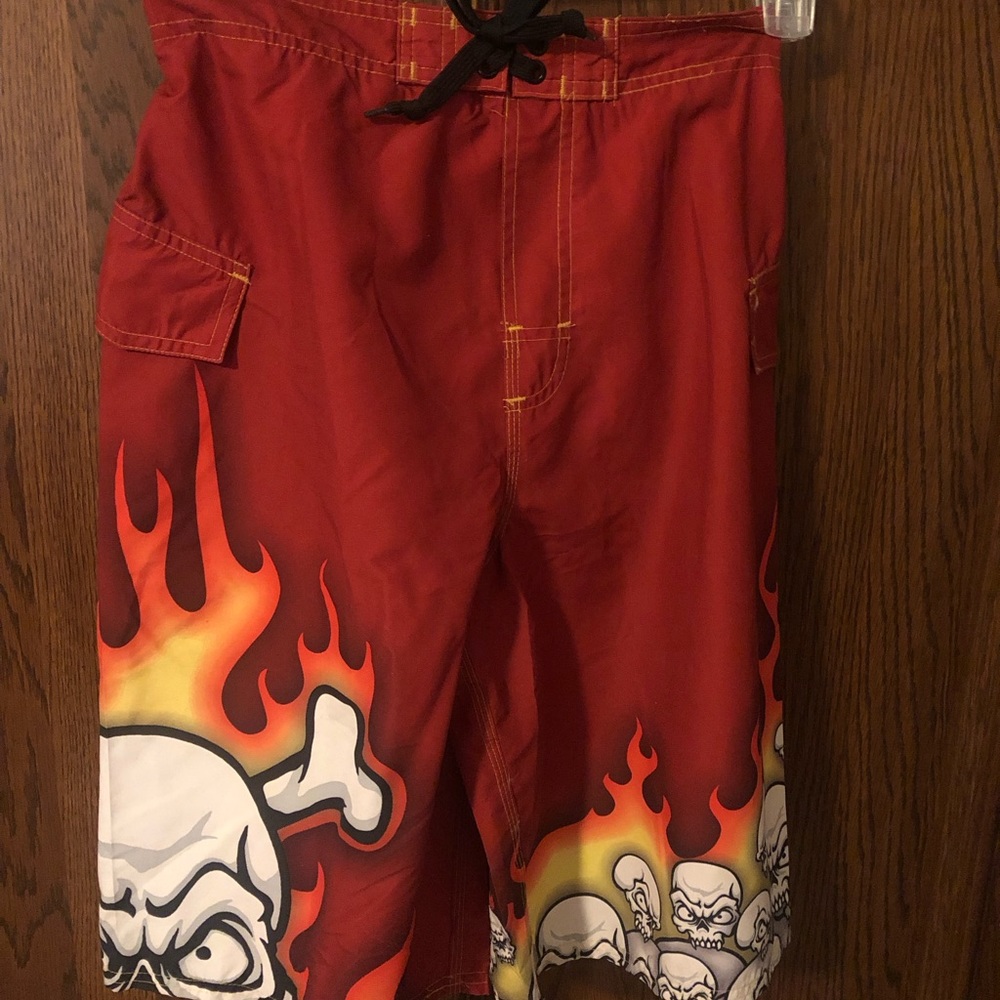 NWT JOE BOXER boys swim trunks, 11” inseam, 14/16 - Picture 8 of 9